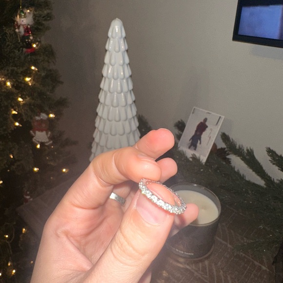 Swarovski Matrix Vittore ring Round cut, White, Rhodium plated - Picture 5 of 7